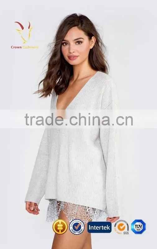 Chinese New Fashion Wool V Neck Sweater
