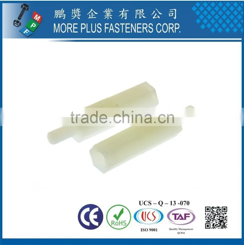 Made in Taiwan Nylon Plastic Female Male Threaded Standoff