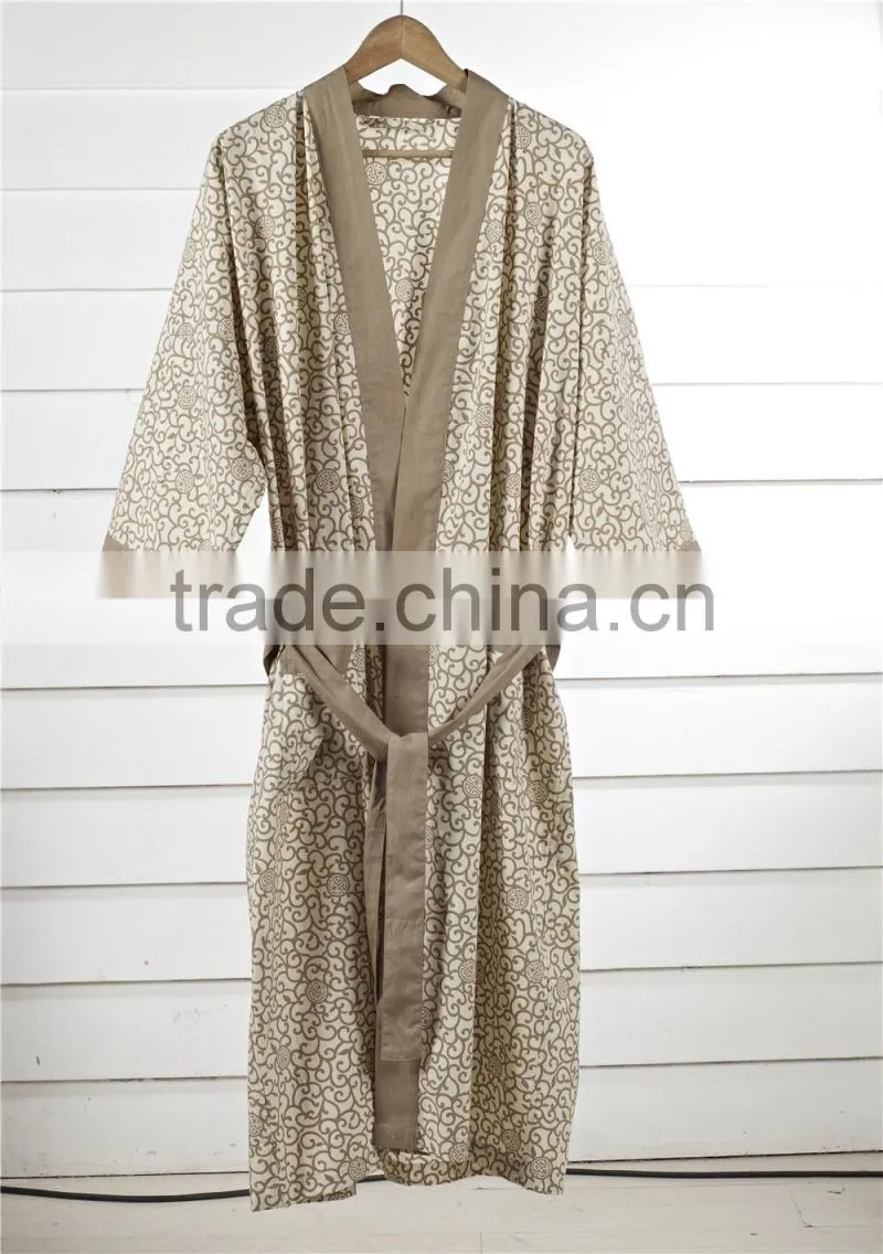 Wholesale 100 Cotton Cheap Spa Sauna Hotel Kimono Robe