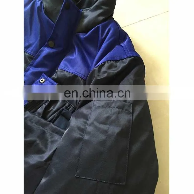 Cold winter jacket wirh safety workwear for cold room