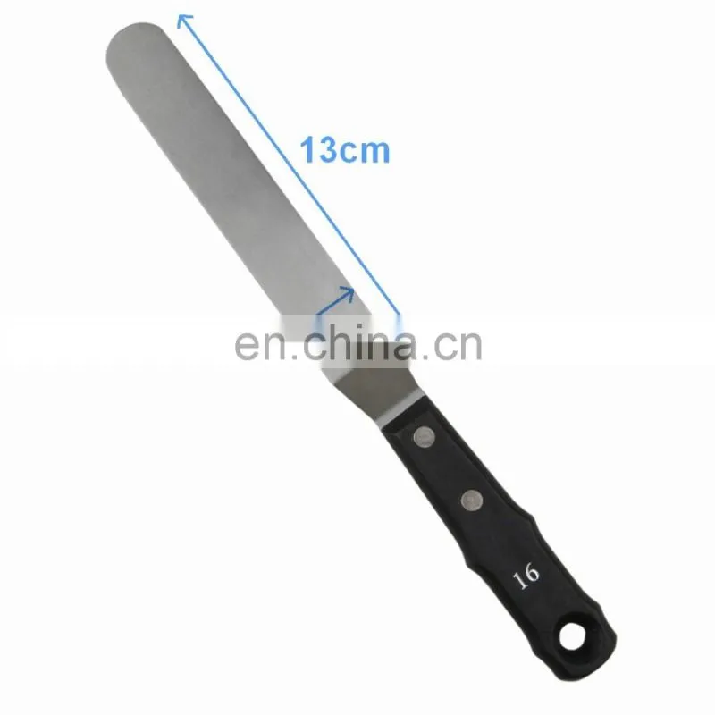 Black Wooden Handle Large Painting Knife