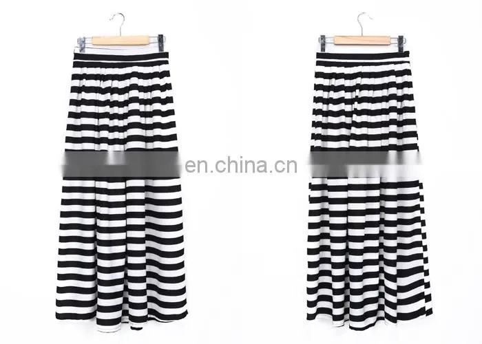 2018 Long length simple design girls fancy two pieces skirts