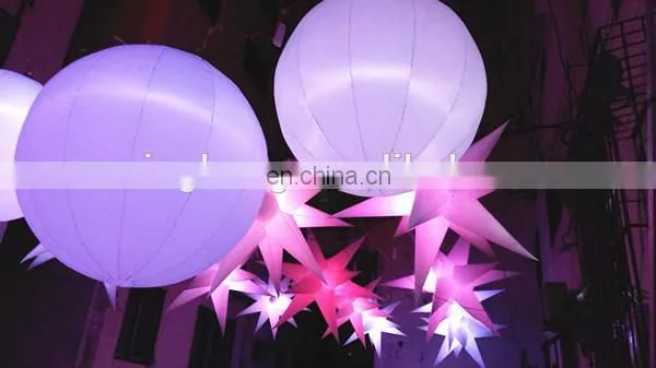 Beautifu inflatable stars for event decoration