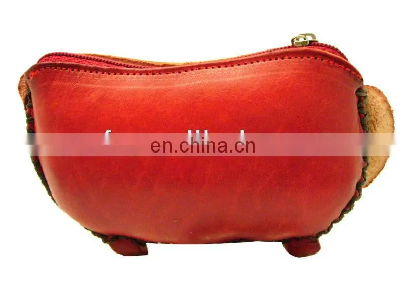 promotional pig coin purse wholesale women genuine leather coin purse MCP-0097