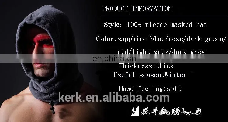 Wholesale windproof protected ear winter caps ski warm cap face masked snowboard hats