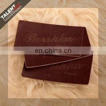 fashion denim PU leather labels