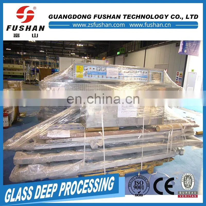 Car rearview mirror glass processing line