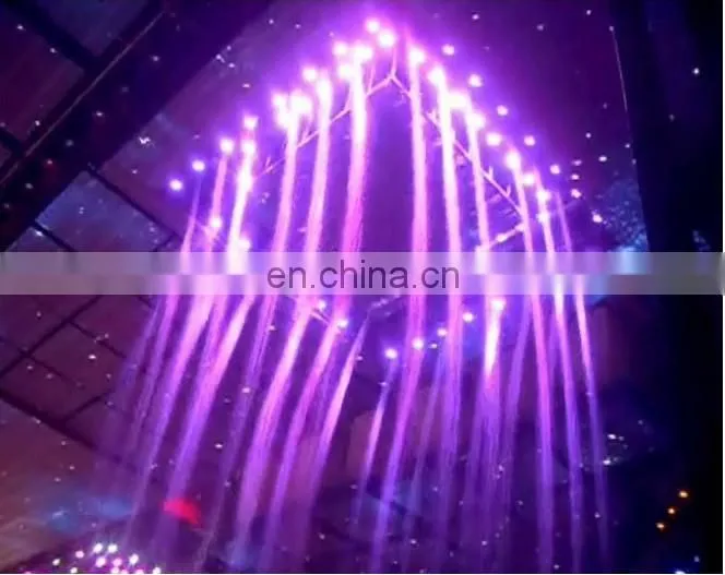 Wall waterfall fountain water print curtain CNC nozzle