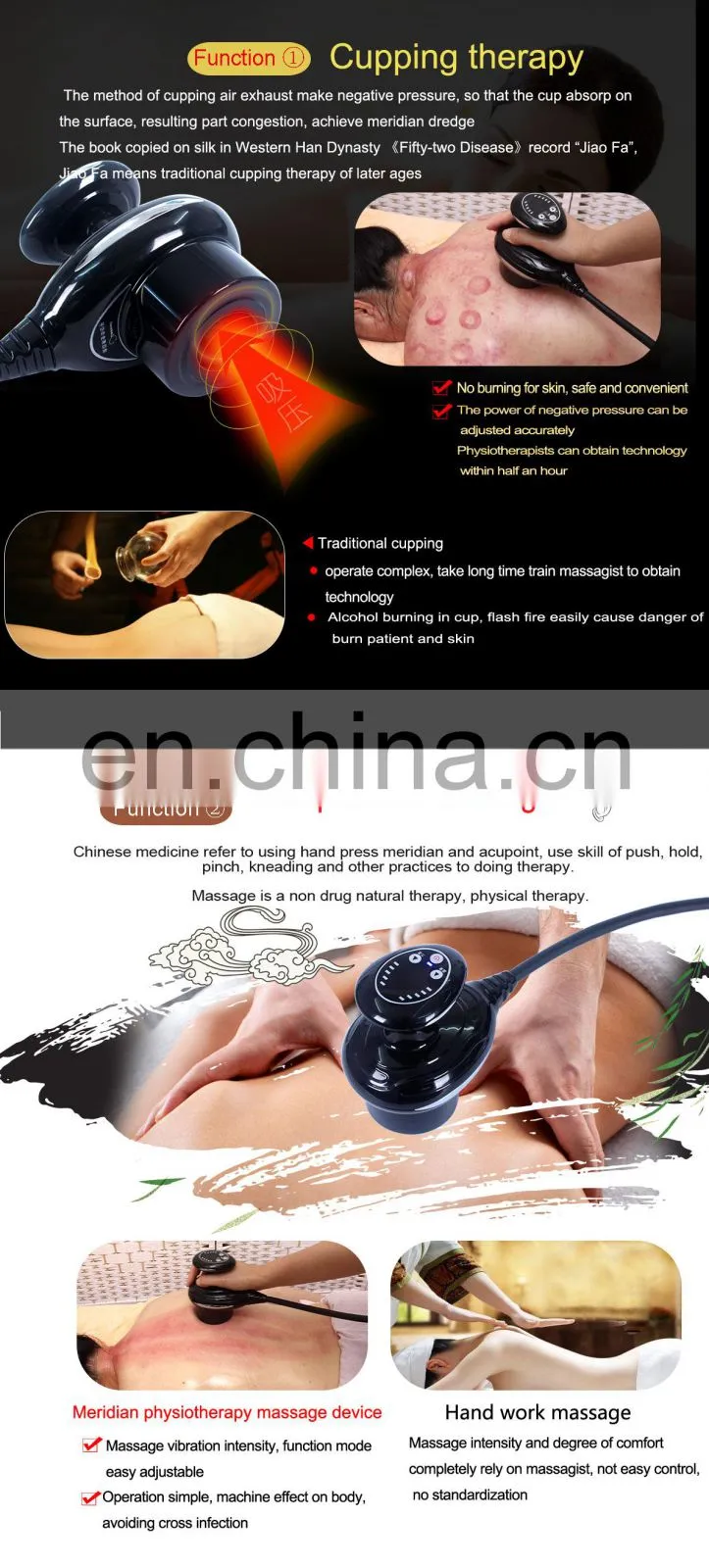 5 in 1 beauty instrument guasha massage tool vacuum therapy cupping machine