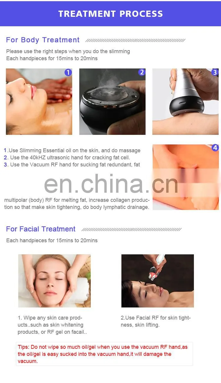 Wholesale Portable 5 in 1 40khz vacuum cavitation and rf lifting slimming machine