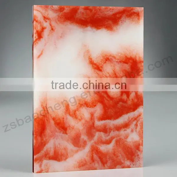 New Design eco-friendly club imitation translucent wall panel