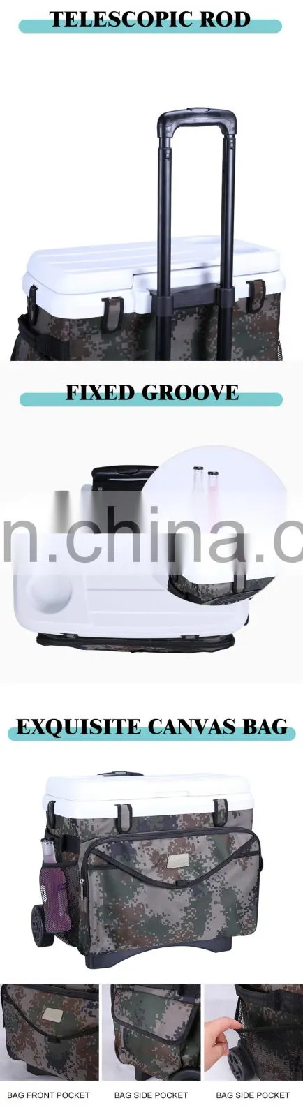 GiNT Portable 18L Ice Chest 600D Cooler Box Beer Food Drinks Outdoor Fishing Cooler Boxes