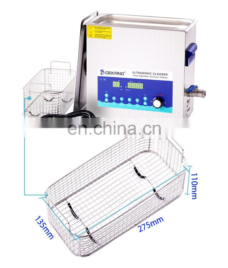 Best Dental 6.5L Ultrasonic Cleaner Disinfection of False Teeth Quick Cleaning