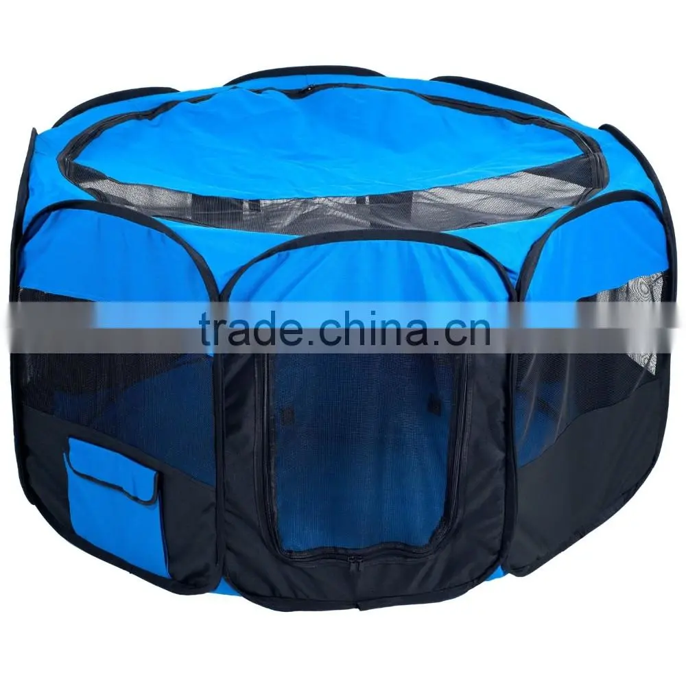 Pet Pop-Up Playpen Deluxe with Canvas Carrying Bag