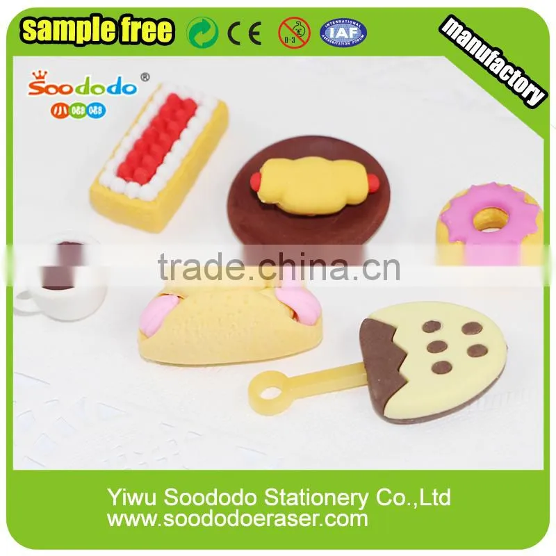 Yiwu novelty pencil erasers factory bulk purchase for promotion