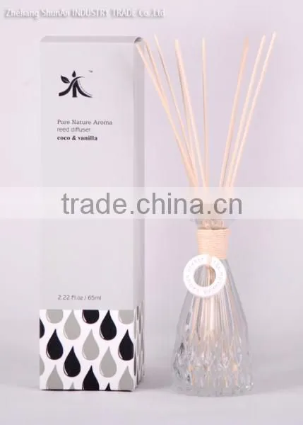 65ml Home fragrance Aroma Reed Diffuser with glass bottle SA-0031