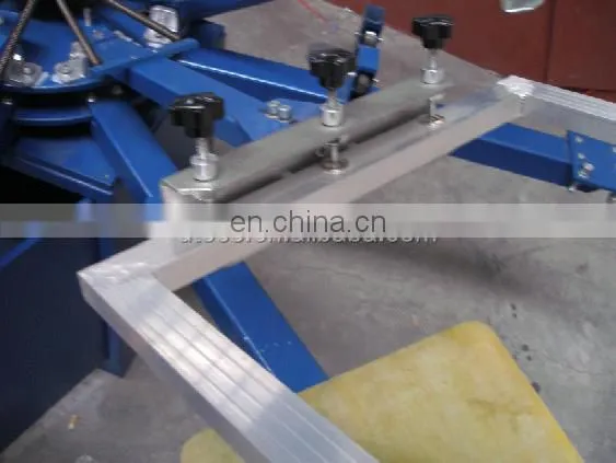UTM650 6 color silk serigraphy Manual T shirt carousel Screen Printer