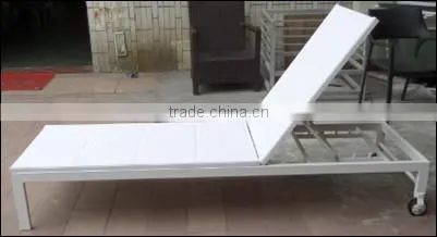 Affordable price most popular crown Leisure chair product outdoor wicker sun lounger