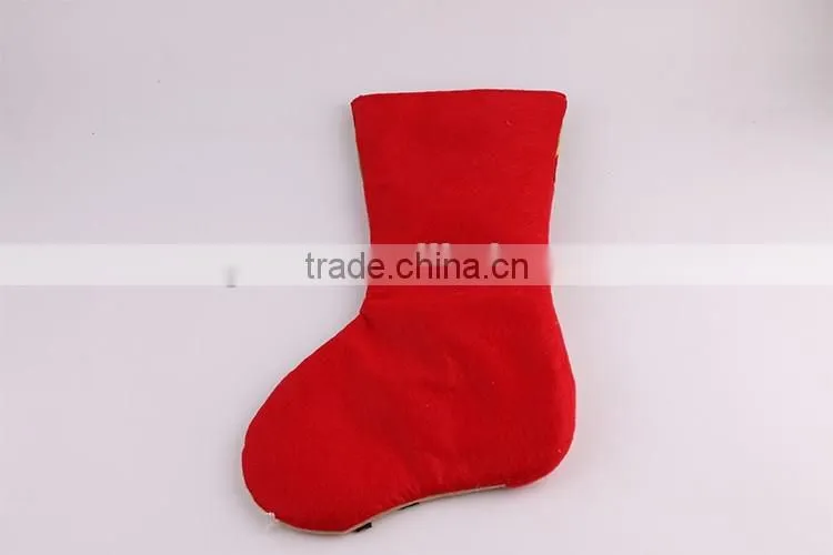 Hot Sale Animal Head Plush Christmas Stocking China Wholesale Christmas Ornament