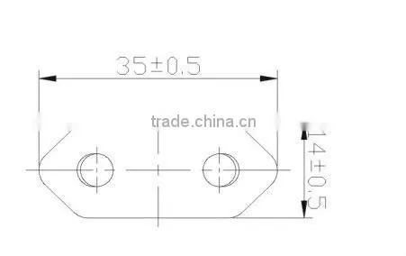 2.5A 250V Korea 2Pins ac plug socket