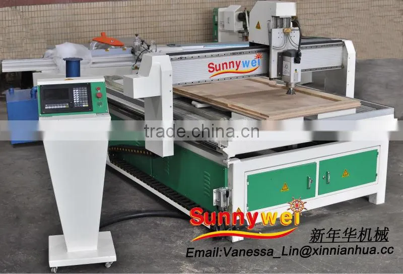 Electric router for wood panel