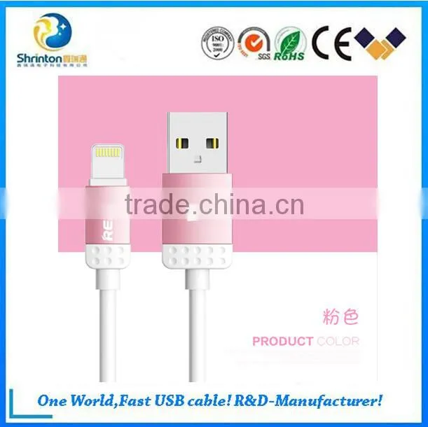 Colorful Remax Lovely data line micro usb data cable for sync data and charging 1.0M