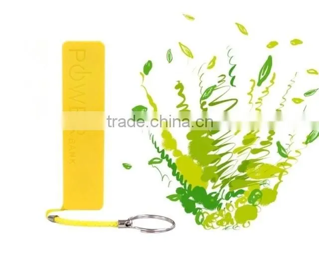 Hot sell Custom power bank with logo 2600mah