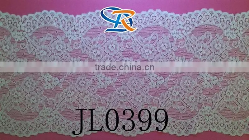 white lace handkerchiefs jacquard lace,stetch lace,elastic lacefor H&M garments