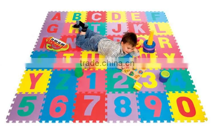 EVA puzzle mat of toys