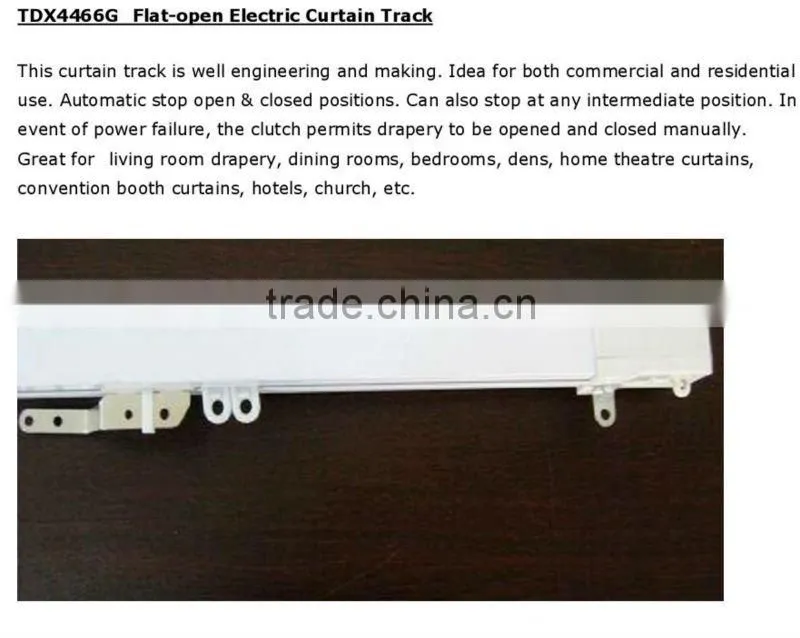 flat-open electric curtain controlling