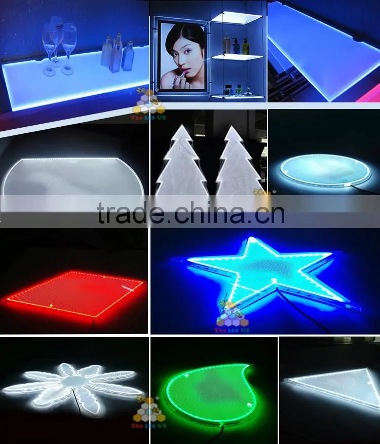 christmas tree laser dot led light guide panel