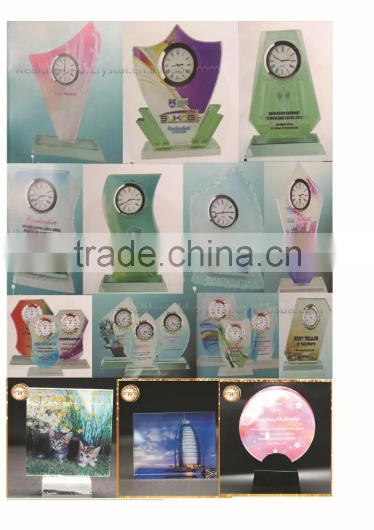 new design crystal trophy and awards