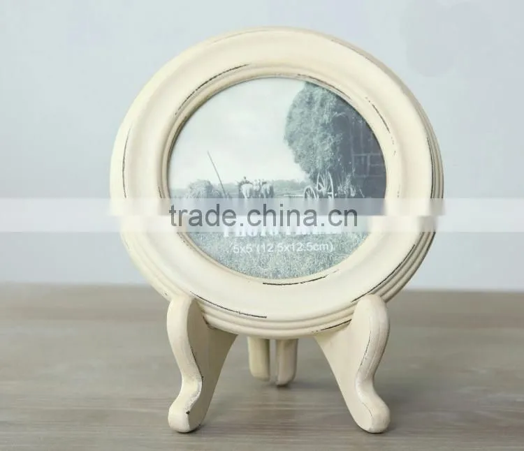 Desktop distressed solid wood photo frame, Shenzhen sublimation MDF wood frame, wood photo frame