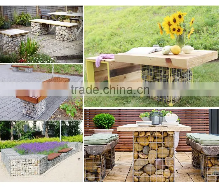 Hebei Factory High Quality square wire mesh storage box / gabion mats