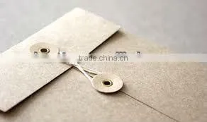 String and button envelopes