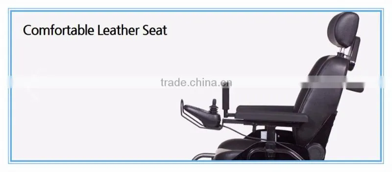 portable foldable electric power wheelchair for old people