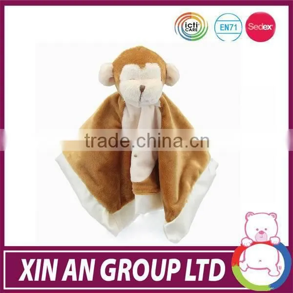 super soft monkey blanket for baby plush monkey confort