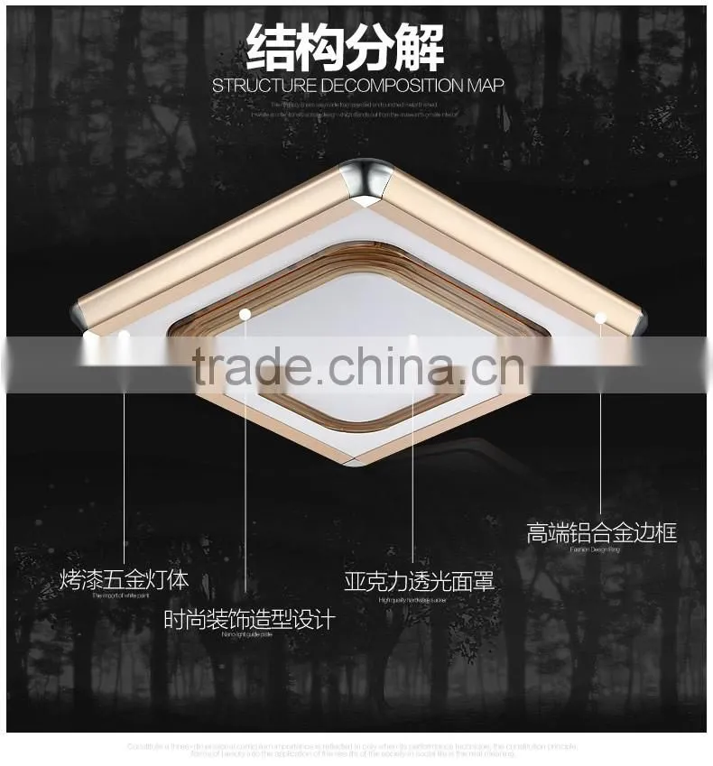 2016 new design home decorative ceiling led light,led ceiling lamp