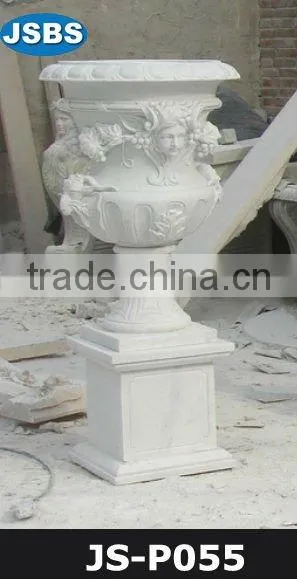 Antique stone flower pot design