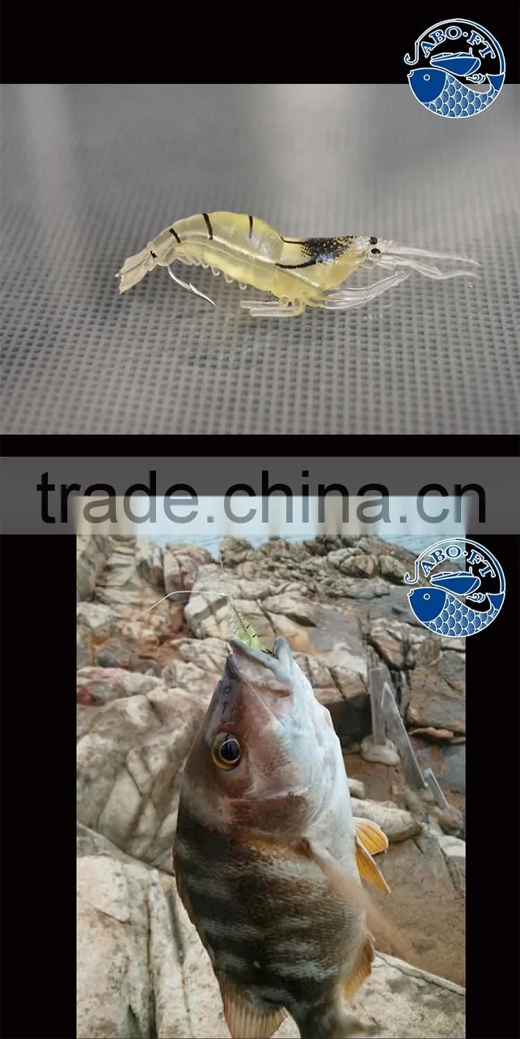 2016 wholesale price newest flavored soft shrimp fishing lure