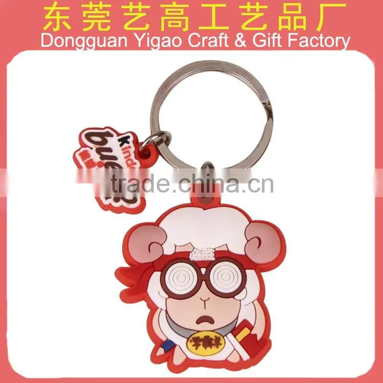 Factory custom soft pvc key chains for premium gifts