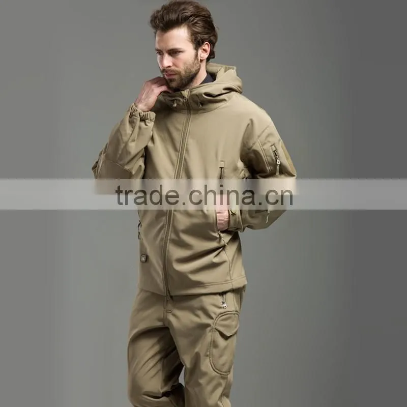 men outdoor military jacket softshell hunting clothing for winter, TAD V4.0 military uniform