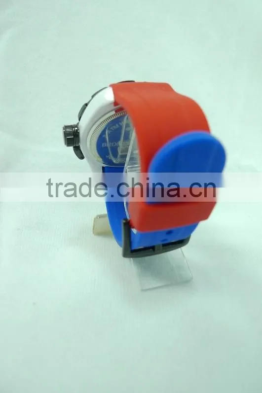 2016 Hot Sell Products Bros Pirate Baby Lion Unisex Waterproof PVC Band Rubber Wrist Blue Red Watch