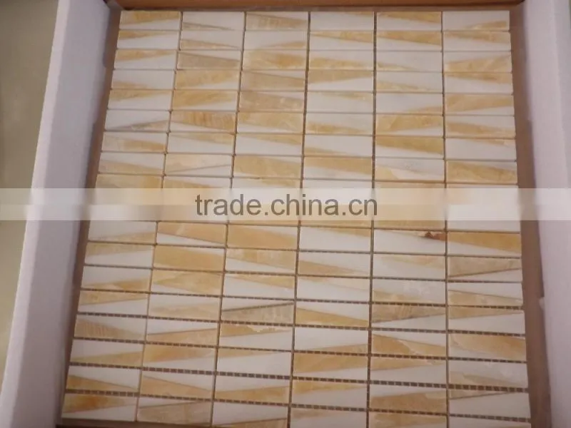 Honey onyx Mosaic---3D Desigh----Cheapest Price