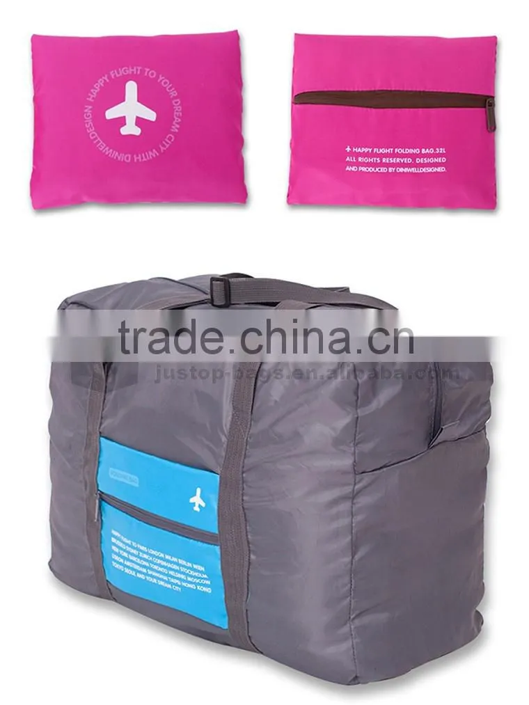 Justop quality foldable luggage travel bags