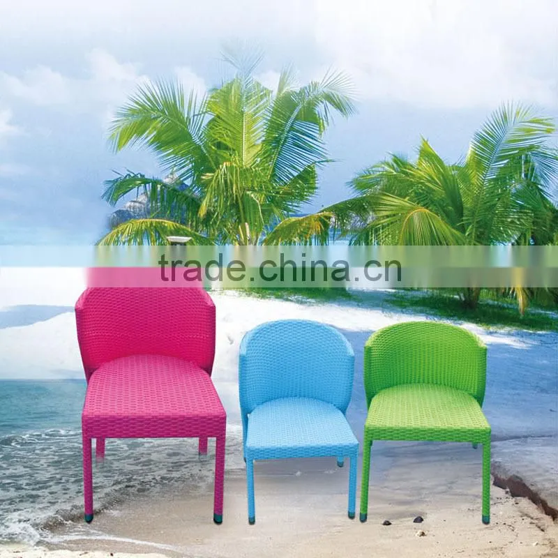 Party Light Oval Sun Colourful Wicker kids rattan chair