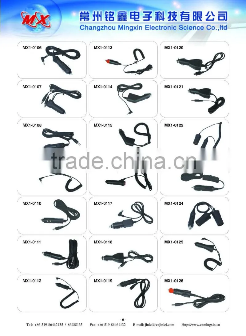 High quality Alligator clips test leads with female socket /Battery clip test leads