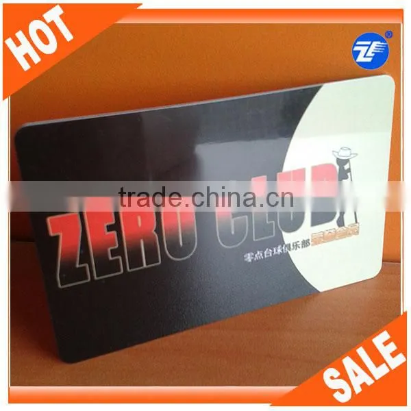 Customized design Plastic PVC lottery scratch card printing