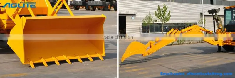 backhoe china loader with ROPS/FOPS certification
