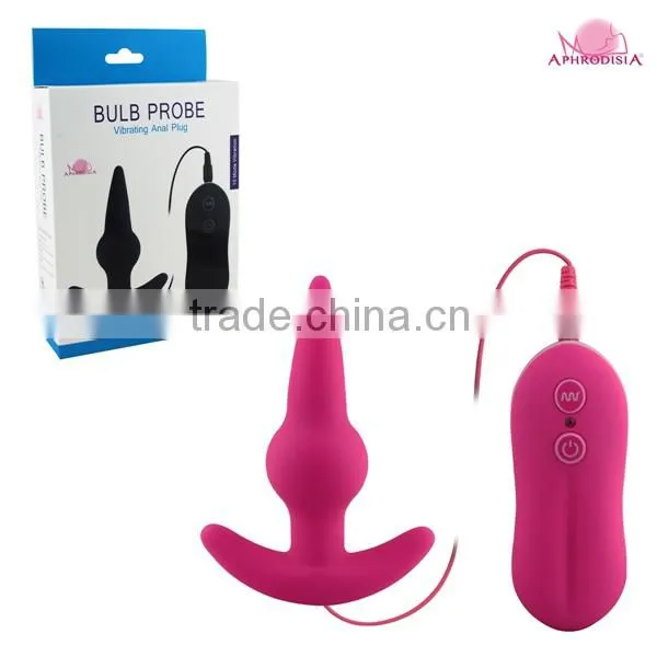 best selling vibrating silicone sex anal massage with bead